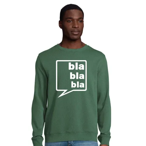 bla bla bla Sprechblase Sweat Männer Comet Bio