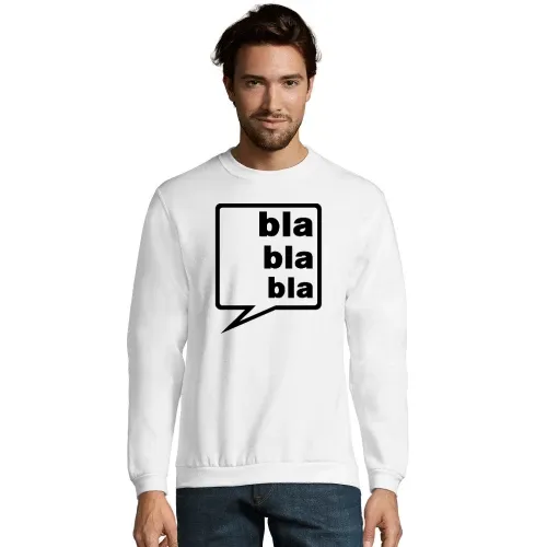 bla bla bla Sprechblase Sweat Männer Spider