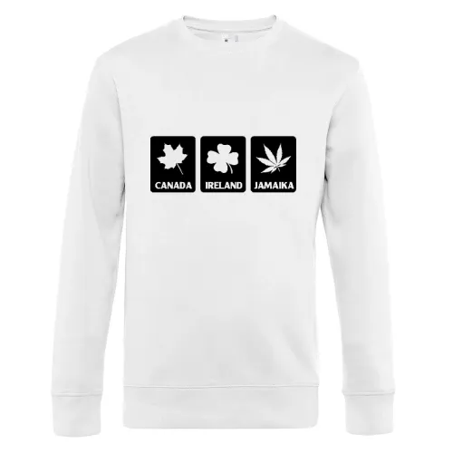 Blattländer Sweat Männer King Crew Neck