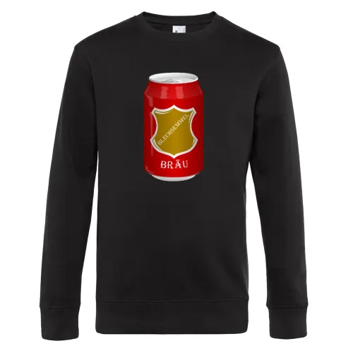 Blechsemmel Bierdose Sweat Männer King Crew Neck