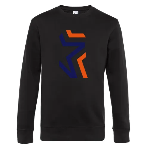 Blue Red Star Sweat Männer King Crew Neck