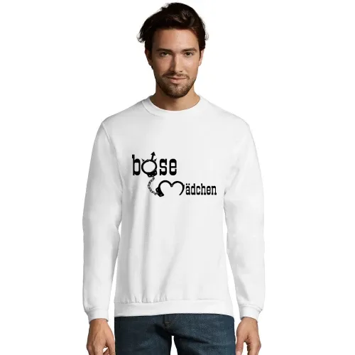 Böse Mädchen in Handschellen Sweat Männer Spider