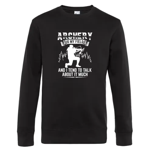 Bogenschießen Ist Mein Ding Bogenschützen Spruch Sweat Männer King Crew Neck