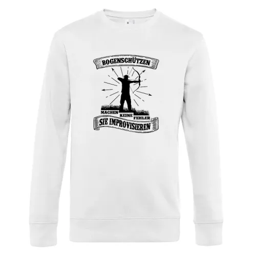 Bogenschützen Improvisieren Spruch - Archer Sweat Männer King Crew Neck