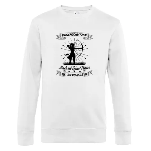 Bogenschützen Improvisieren Spruch - Archer Sweat Männer King Crew Neck