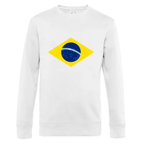 Brasilien Fahne Sweat Männer King Crew Neck