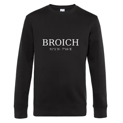 Broich Koordinaten Sweat Männer King Crew Neck