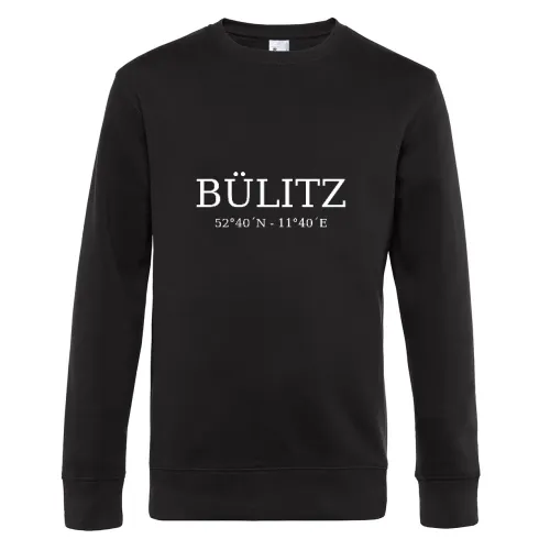 Bülitz Koordinaten Sweat Männer King Crew Neck