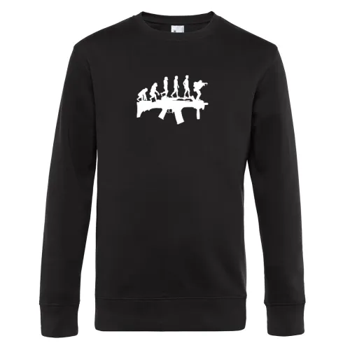 Bundeswehr Soldaten Evolution - Gewehr Soldat Evo Männer Sweat