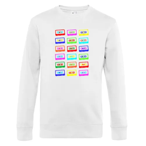 bunte Kassetten Männer Sweat bunte Kassetten Sweat