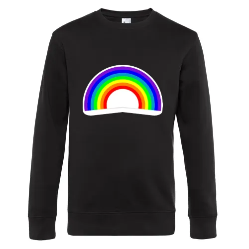 Bunter Regenbogen Sweat Männer King Crew Neck