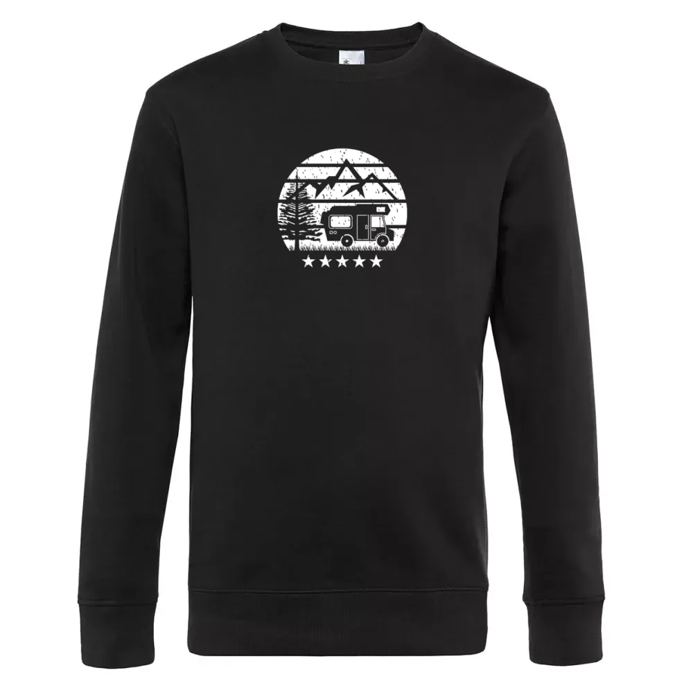  Männer Sweat mit Aufdruck 'Camper Camping Vintage Alkoven Bus Retro Womo'