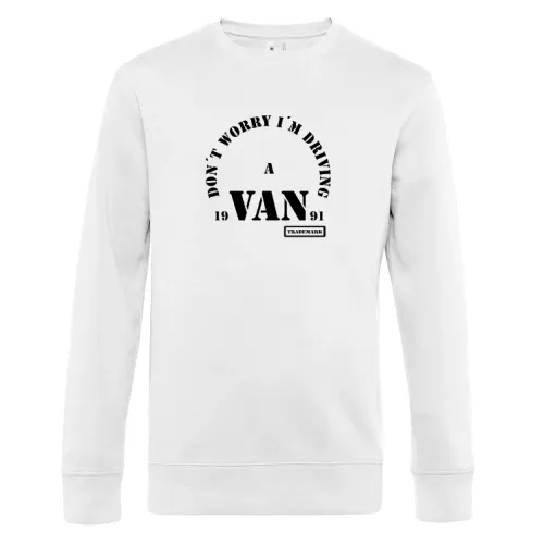 Camper Van Spruch Sweat Männer King Crew Neck