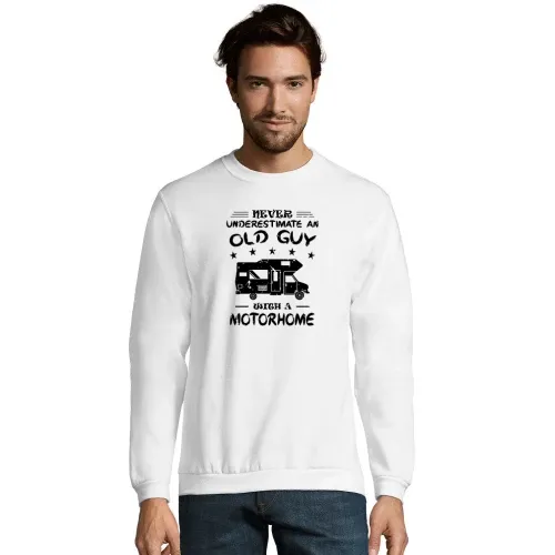 Camping Camper Rentner Wohnmobil Old Guy Motorhome Männer Sweat