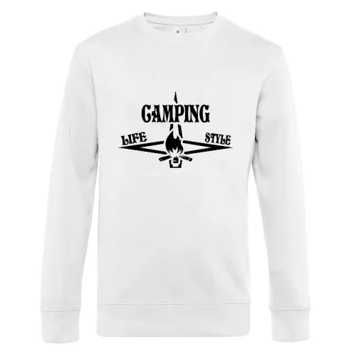 Camping Lifestyle Campfire Sweat Männer King Crew Neck