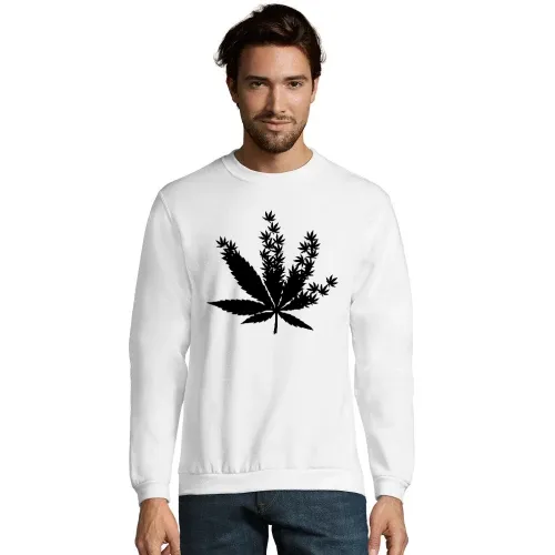 Cannabis aus Cannabisblättern Männer Sweat