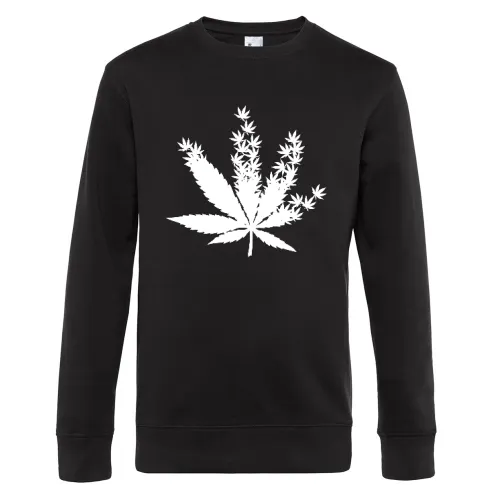Cannabis aus Cannabisblättern Männer Sweat