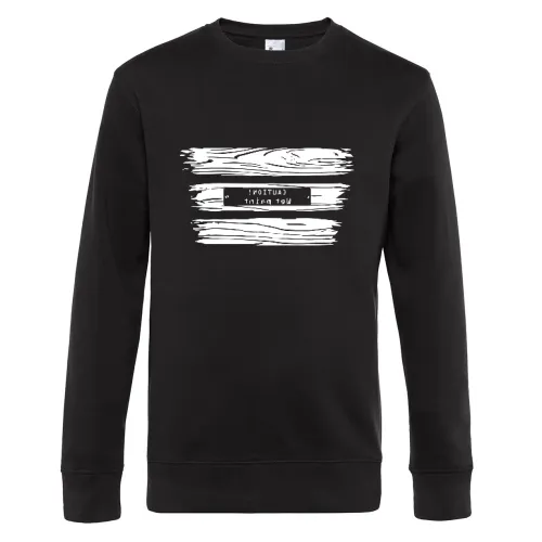 Caution! Wet paint Sweat Männer King Crew Neck