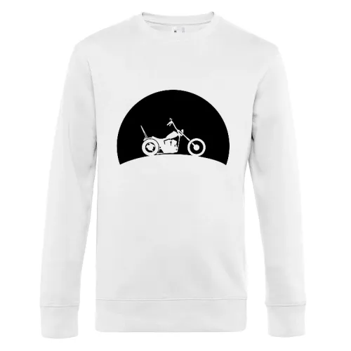 Chopper im Sonnenuntergang Männer Sweat