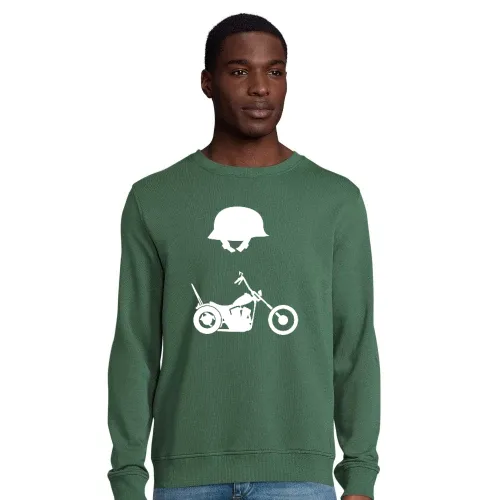 Chopper und Helm Männer Sweat