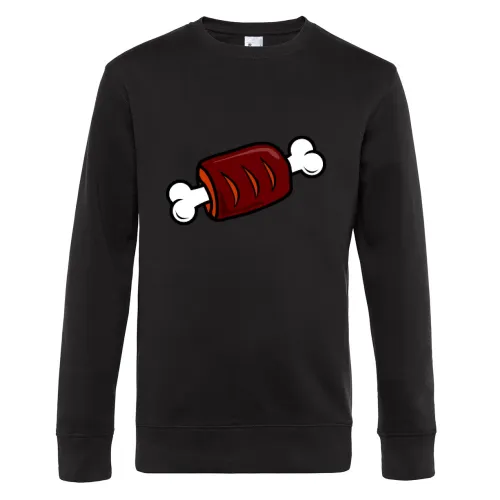 Comic Fleischkeule Knochen Sweat