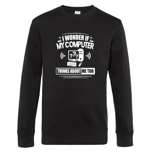 Computer Liebhaber Informatiker Büro Job Admin Sweat Männer King Crew Neck