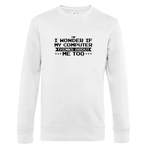 Computer Liebhaber Informatiker Büro Job Admin Sweat Männer King Crew Neck