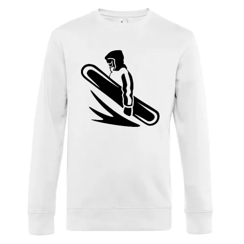 Cooler Snowboarder im Hoodie Männer Sweat Cooler Snowboarder im Hoodie Sweat