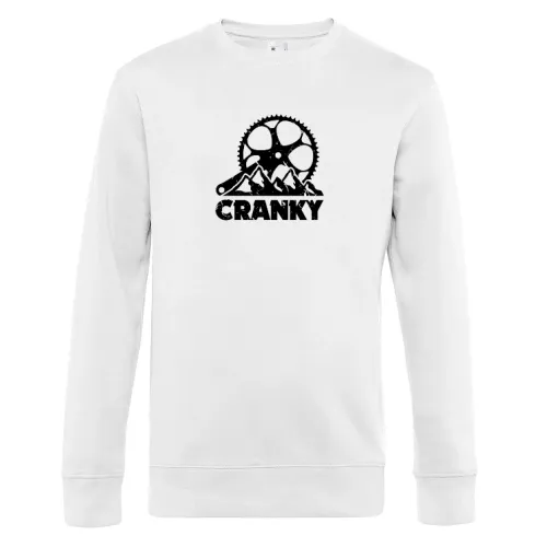 Cranky Fahrrad Teile Motiv Mountainbiker Berg Sweat Männer King Crew Neck