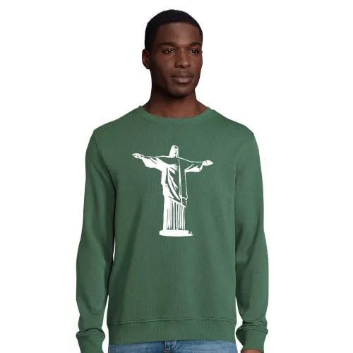 Cristo Redentor in Rio de Janiero 3D Männer Sweat