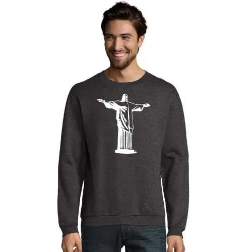 Cristo Redentor in Rio de Janiero 3D Männer Sweat