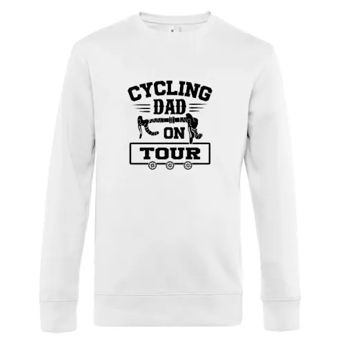 Cycling Dad - Rennrad Radfahrer Fahrradfahrer Sweat Männer King Crew Neck