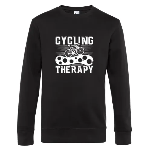 Cycling Therapy - Radfahrer Werkzeug Fahrradfahrer Sweat Männer King Crew Neck