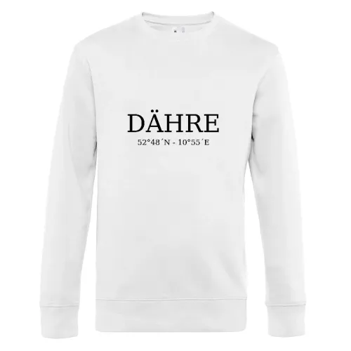 Dähre Koordinaten Sweat Männer King Crew Neck