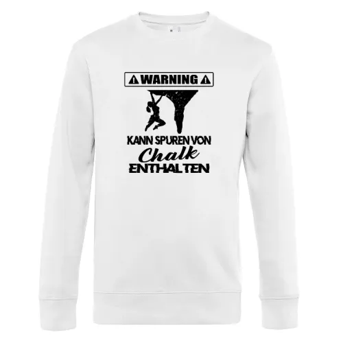 Damen Boulderer Kletterer Magnesia Chalk Designs Sweat