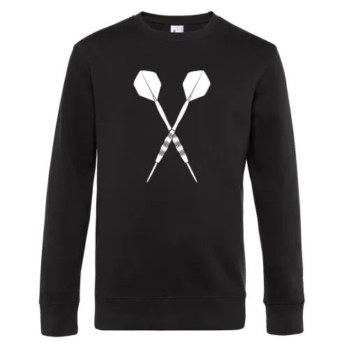 Dartpfeil Kreuz Männer Sweat