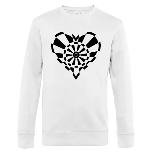 Dartscheiben Herz Männer Sweat