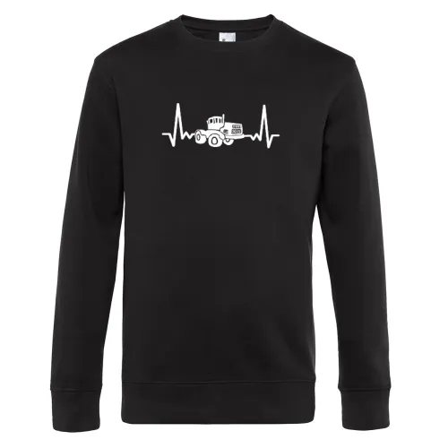 DDR Trecker Herzschlag K700 Schlepper Traktor Puls Männer Sweat