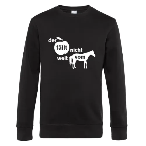 der Apfel fällt nicht weit vom Pferd Männer Sweat