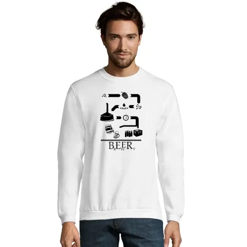 Der Weg des Bieres Männer Sweat
