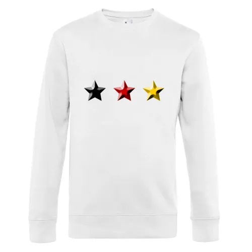 Deutschland drei 3 Sterne Sweat Männer King Crew Neck