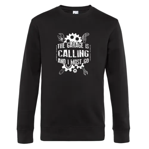 Die Garage ruft und ich muss gehen Kfz Schrauber Sweat Männer King Crew Neck