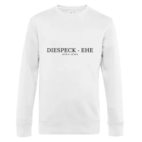 Diespeck - Ehe Koordinaten Sweat Männer King Crew Neck