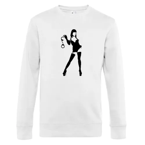 Domina mit Handschellen Männer Sweat