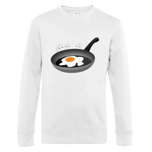 Drei Eier schauen Spiegelei Sweat Männer King Crew Neck