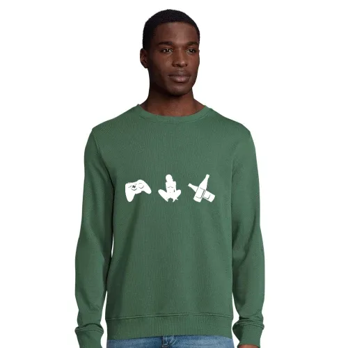 Drei Hobbys Männer Sweat