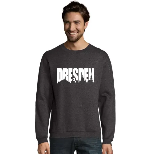 Dresden Skylineschatten Männer Sweat