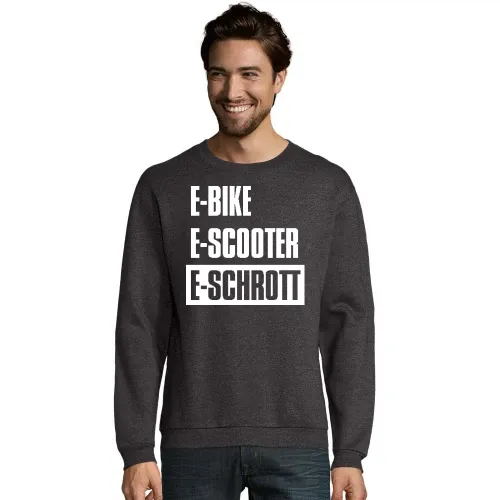E-Bike E-Scooter E-Schrott Sweat Männer Spider