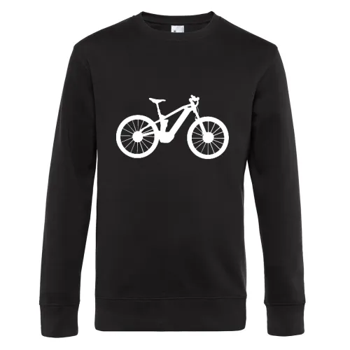 E Bike Fahrrad Radfahrer Grafik Sweat