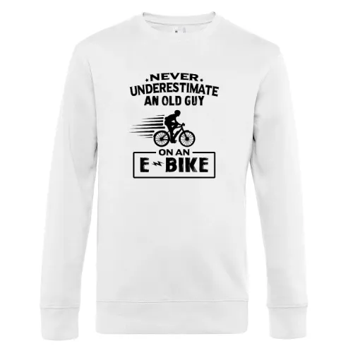 E-bike Radfahrer Opa Mountainbike Rentner Ebike Männer Sweat